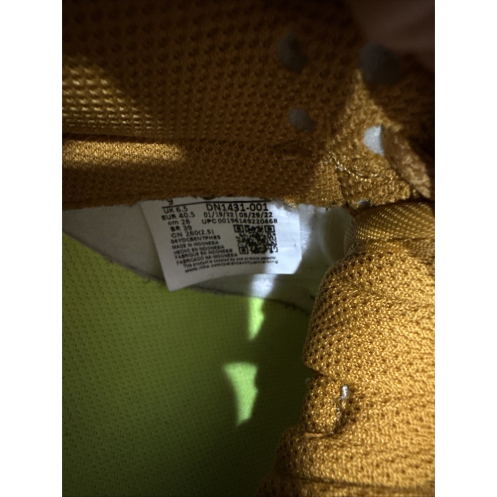 Nike Dunk Low Mustard DN1431-001 Size W 9/M 7.5 - Picture 6 of 9